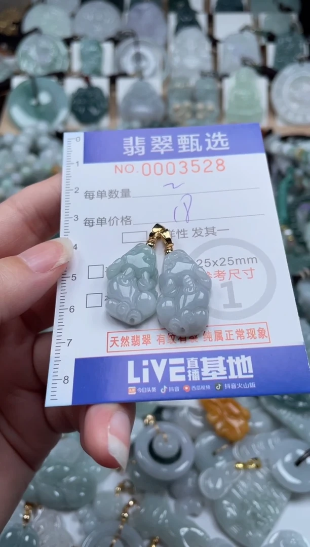 翡翠未镶嵌颈饰00..3528