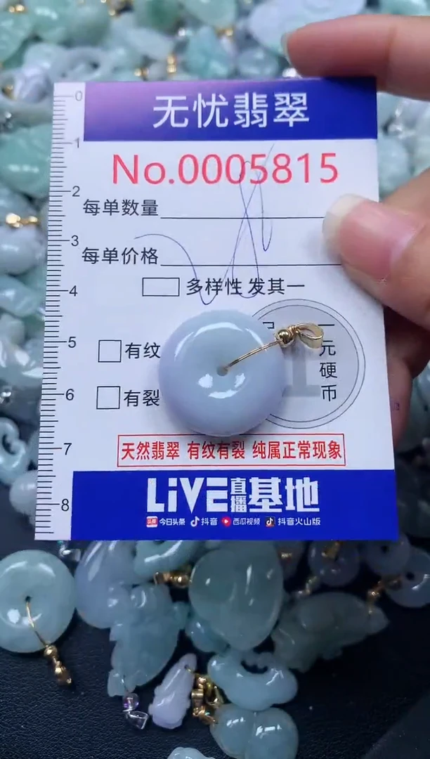 颈饰未镶嵌翡翠5815