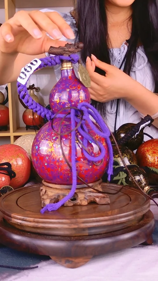 066一物一拍 大漆酒葫芦 真葫芦真大漆