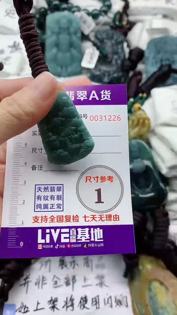 翡翠未镶嵌颈饰9