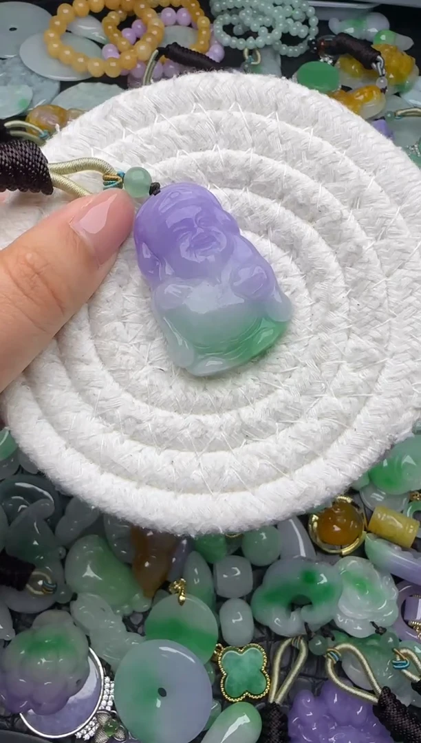 颈饰未镶嵌翡翠缅甸翡翠吊坠
