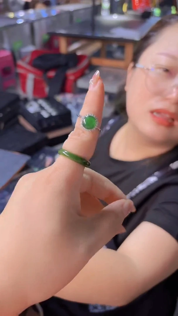 翡翠戒指合金60251/多样性/发一件