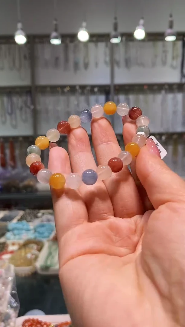 未镶嵌手链水晶多样性发其一兔毛8+