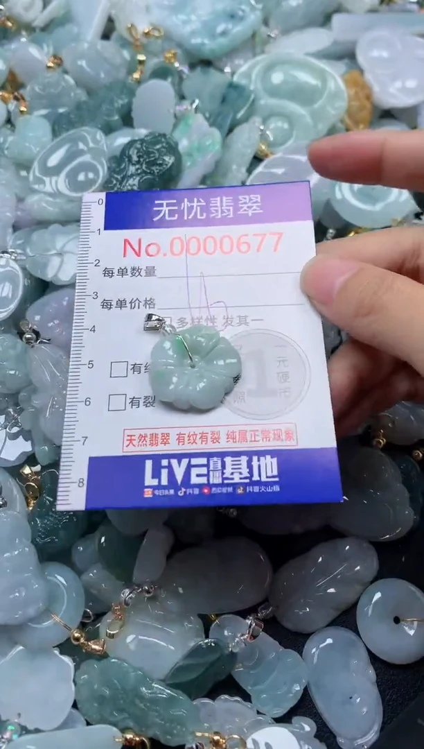 颈饰未镶嵌翡翠677