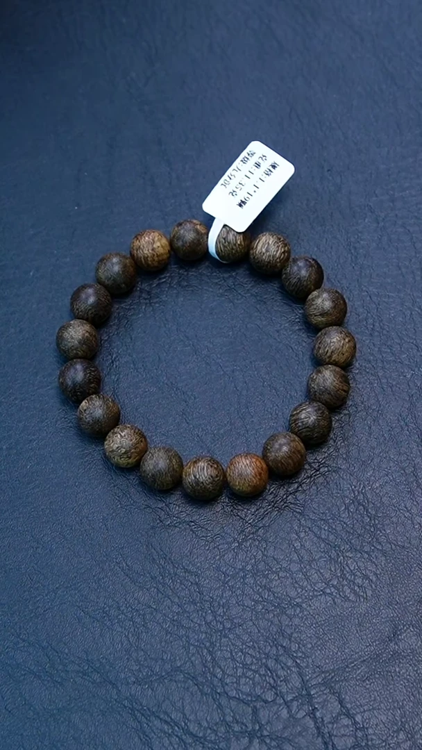 【闪购商品】沉香手串1.0文莱软丝单圈11克+