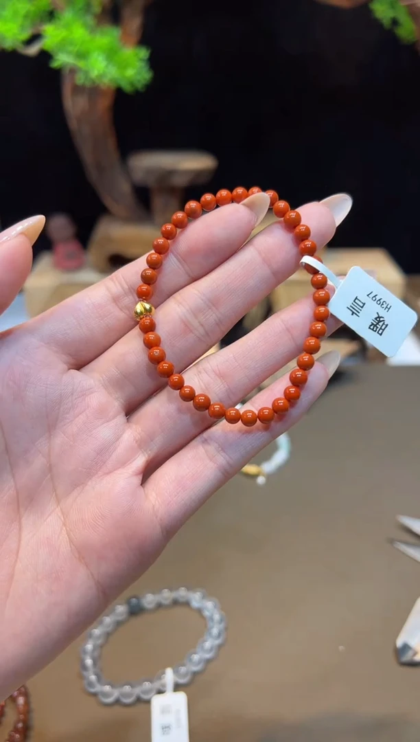 未镶嵌手链南红玛瑙手饰@@H3997