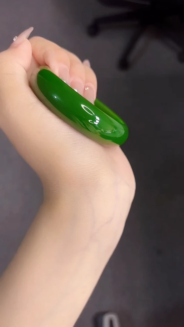 和田玉手镯未镶嵌38-1-55