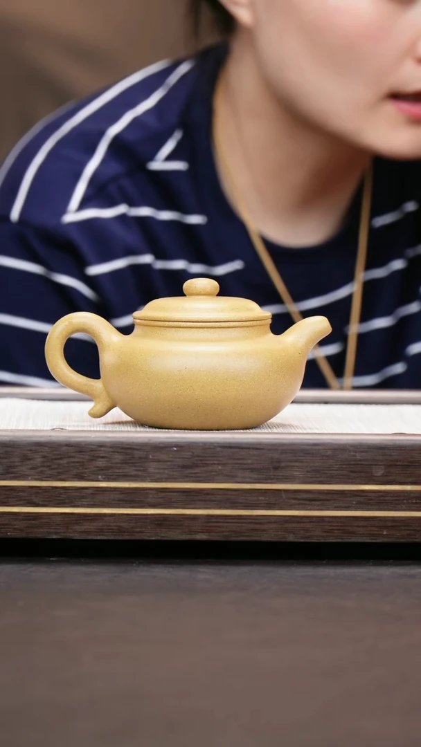 茶壶紫砂黄金段泥 仿古