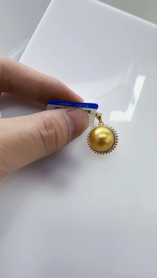银S925镶嵌海水珍珠DA j226 吊坠14