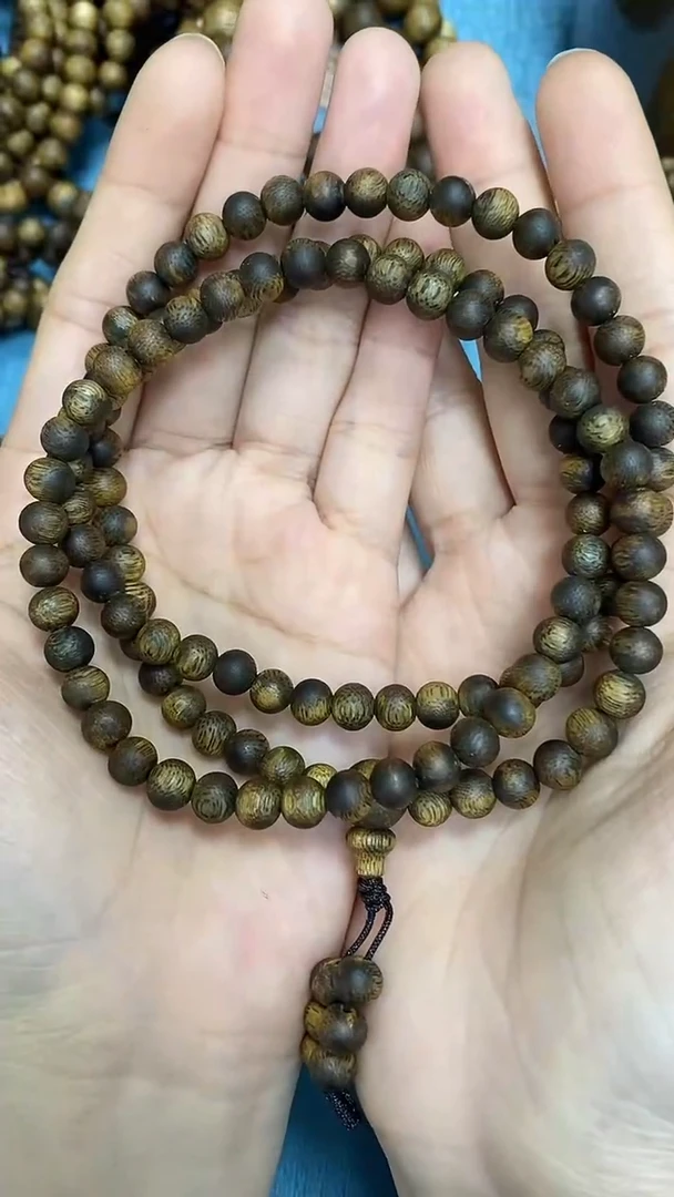 手串沉香棋楠沉香长串圆珠手串06规格15克+多样性发一