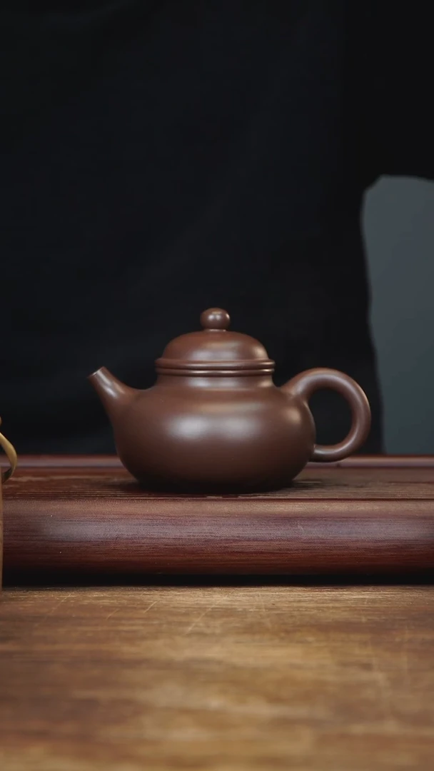 茶壶紫砂270ml 容天 脂紫泥