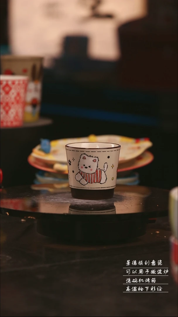 陶瓷景德镇可爱设计师款陶瓷