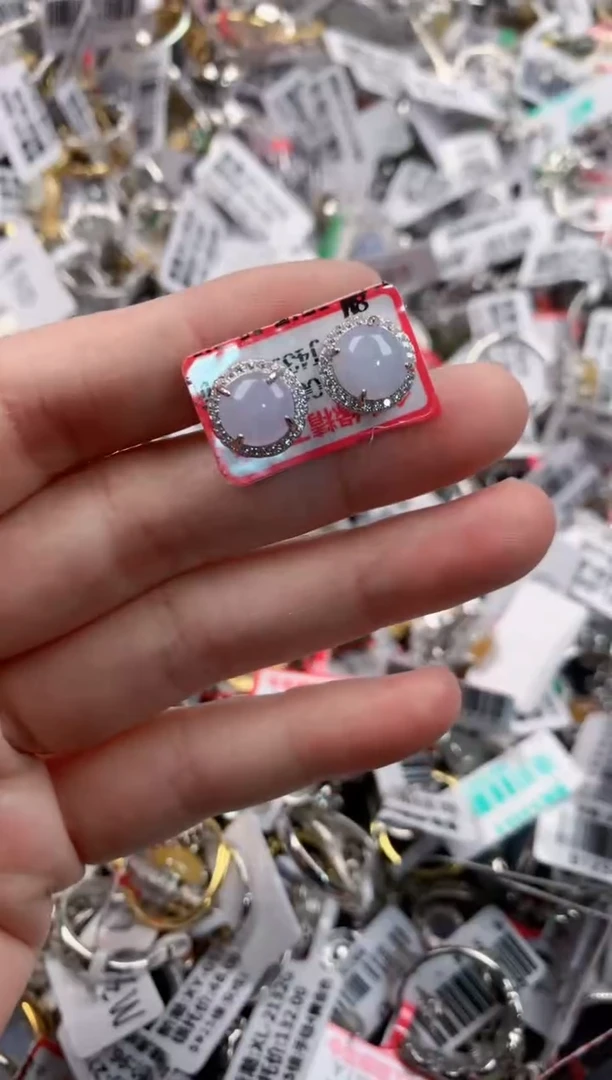 银S925镶嵌戒指翡翠333---4