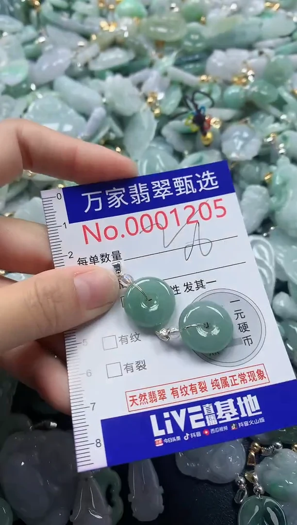 吊坠(不含链)未镶嵌翡翠1205