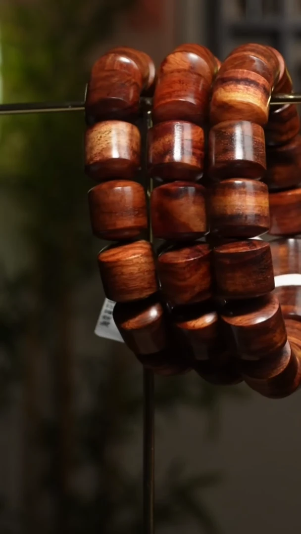 手串/手链黄花梨/降香黄檀海南黄花梨桶珠1.5cm新人福利