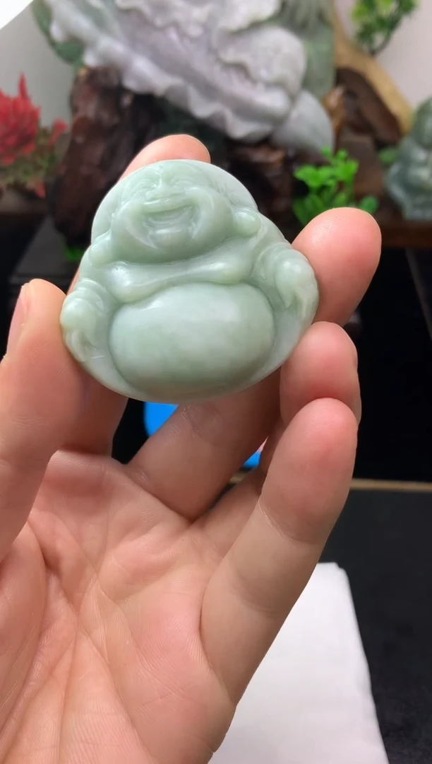 颈饰未镶嵌翡翠果*佛公