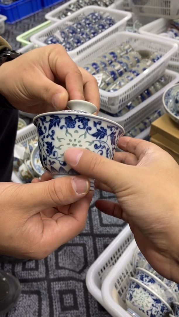 陶瓷景德陶瓷茶具容量约140