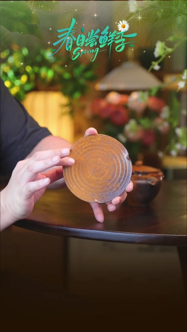 【闪购商品】三翻边荷叶壶承000000000