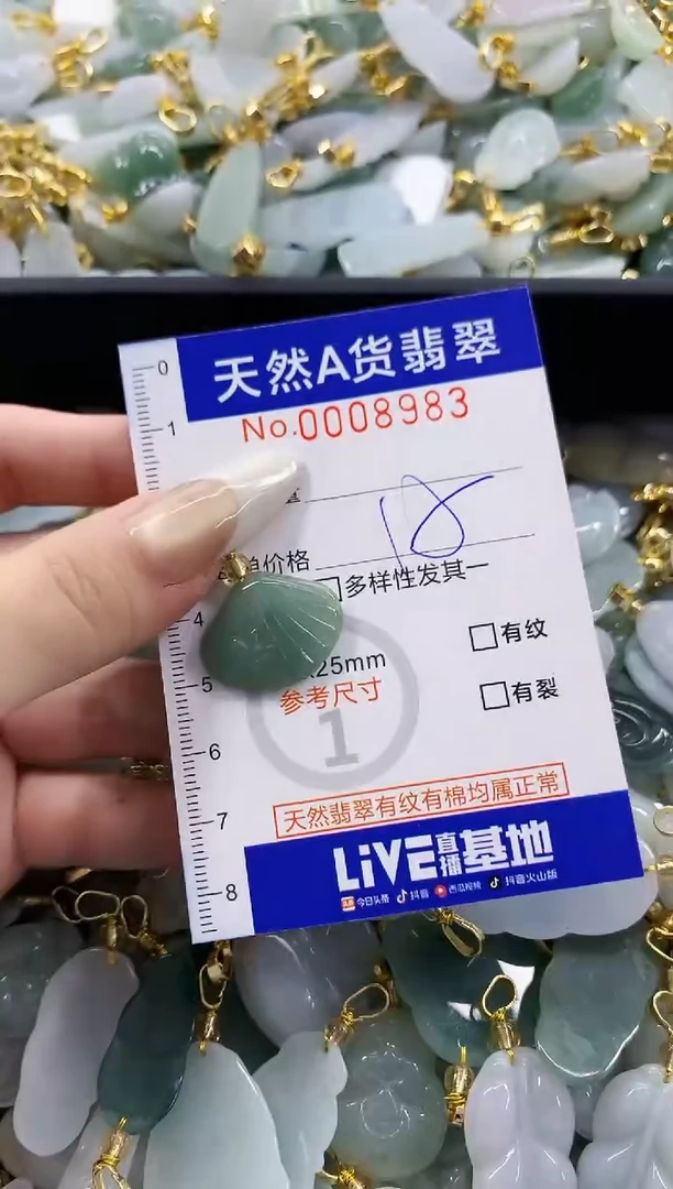 颈饰未镶嵌翡翠天然A货翡翠