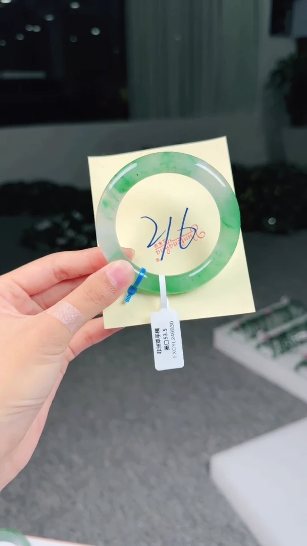 未镶嵌手镯石英质玉（非洲翠）216