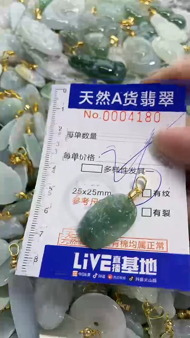 颈饰未镶嵌翡翠天然A货翡翠