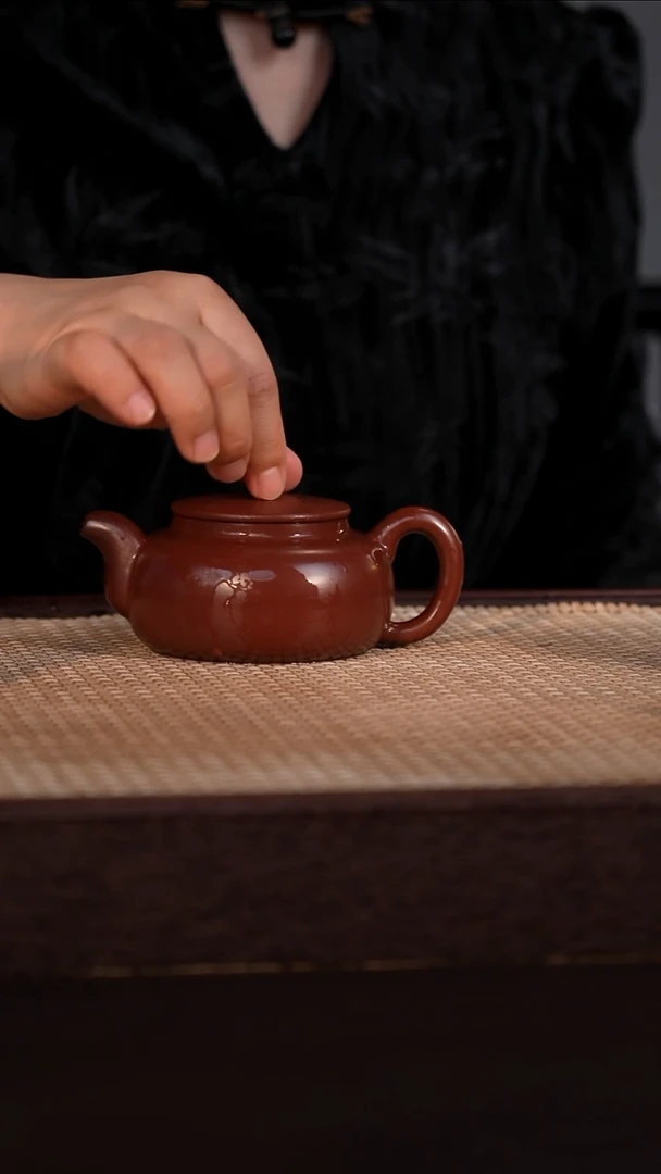 茶壶紫砂紫袍玉砂 200cc