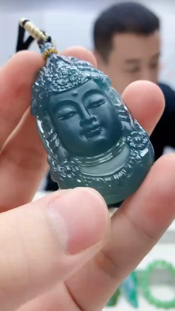 定制翡翠未镶嵌4898bb-毛货挂件67