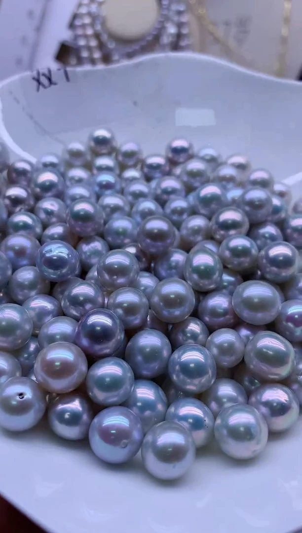 【闪购商品】淡水珍珠耳钉银S925镶嵌有瑕疵多发其一