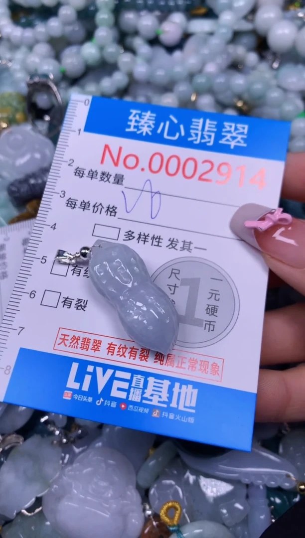 【闪购商品】翡翠颈饰未镶嵌含绳0002914