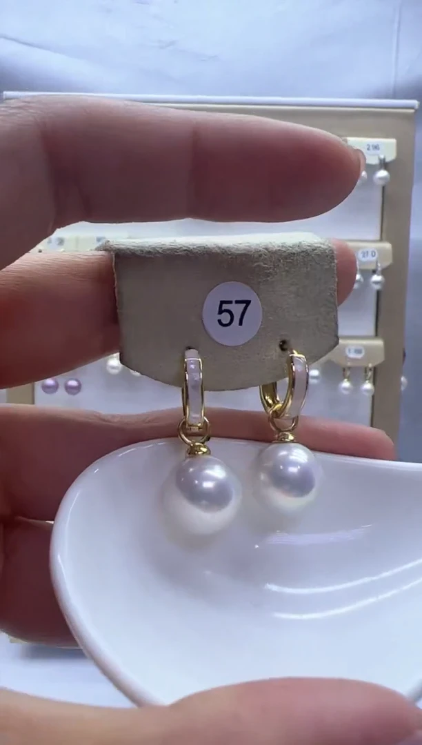 【闪购商品】淡水珍珠耳饰未镶嵌57