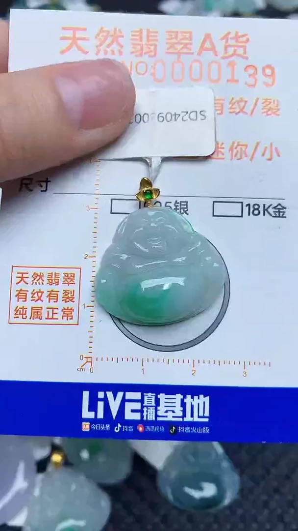 【闪购商品】翡翠颈饰18K金镶嵌45345345345