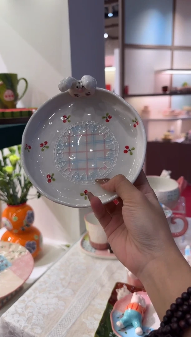 瓷閃*唐【唯品瓷】手工手绘餐具