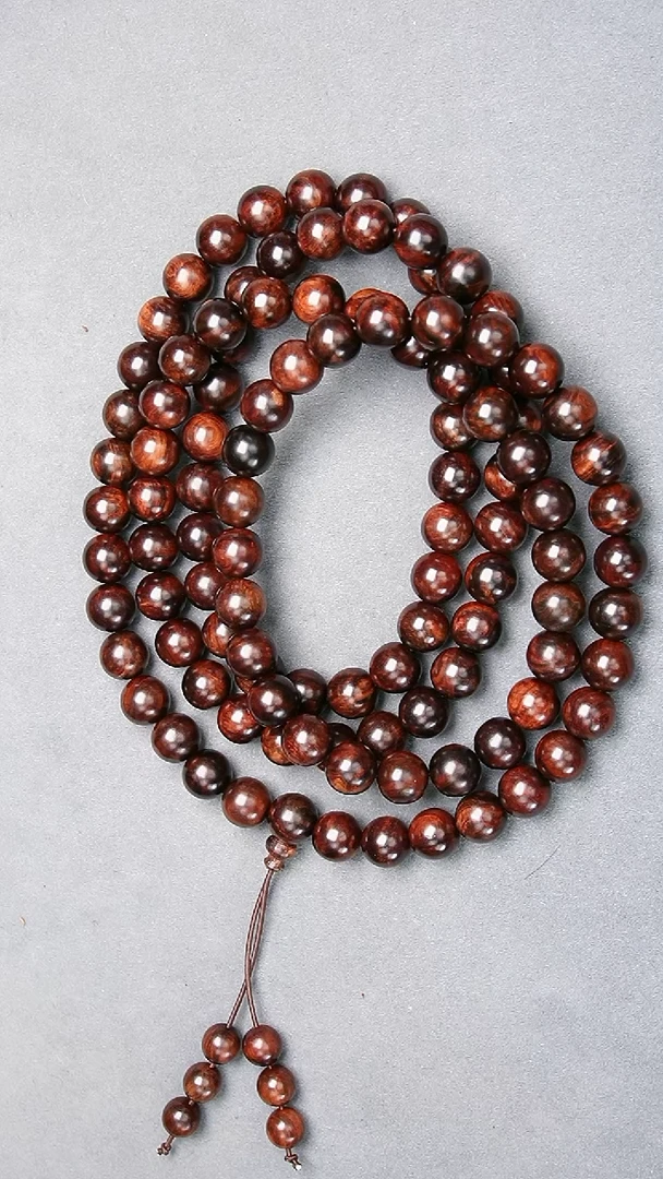 手串/手链黄花梨/降香黄檀1.0/108十月田水波留疤多样性发一