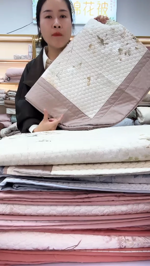 棉长绒棉床盖三件套