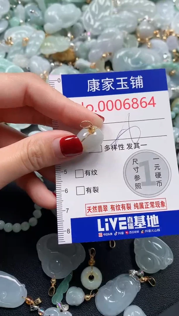 颈饰未镶嵌翡翠6864