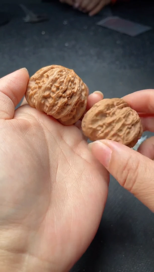 把件文玩核桃w85   白狮子  42尺微修