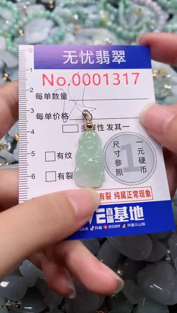 颈饰未镶嵌翡翠1317
