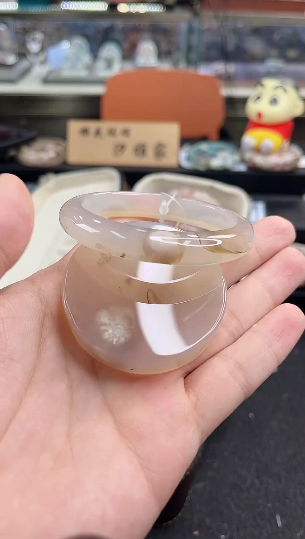 未镶嵌手镯石英质玉56圈口 （赠品镯心）3039566