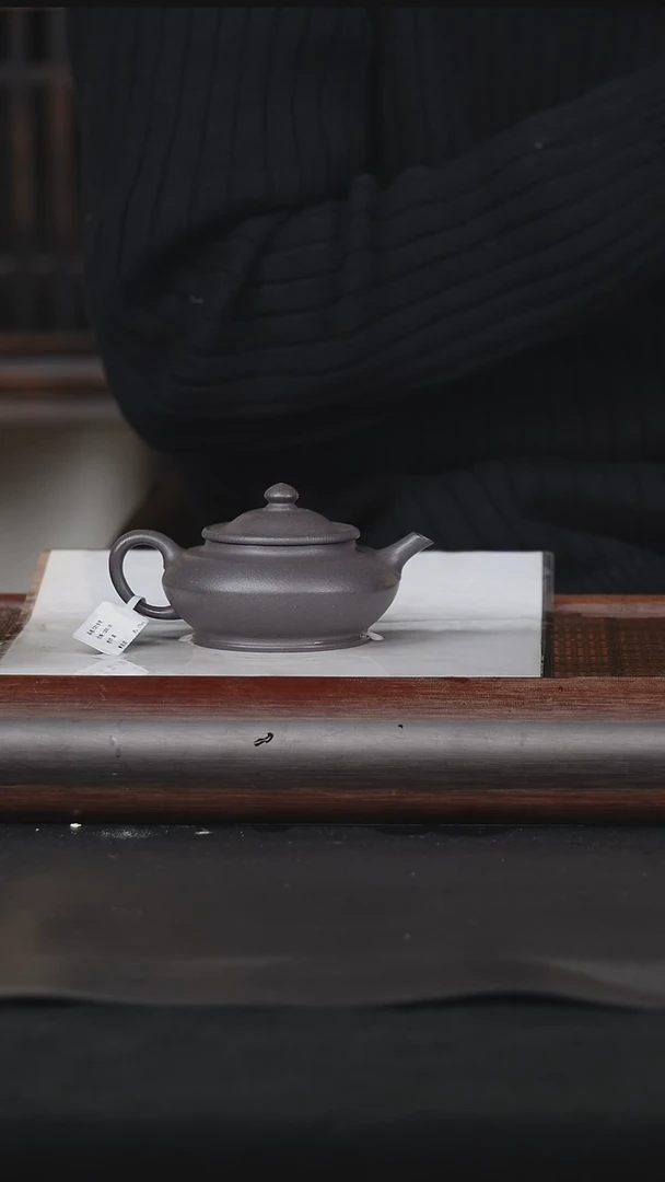 【闪购商品】紫砂茶壶14天青合欢170