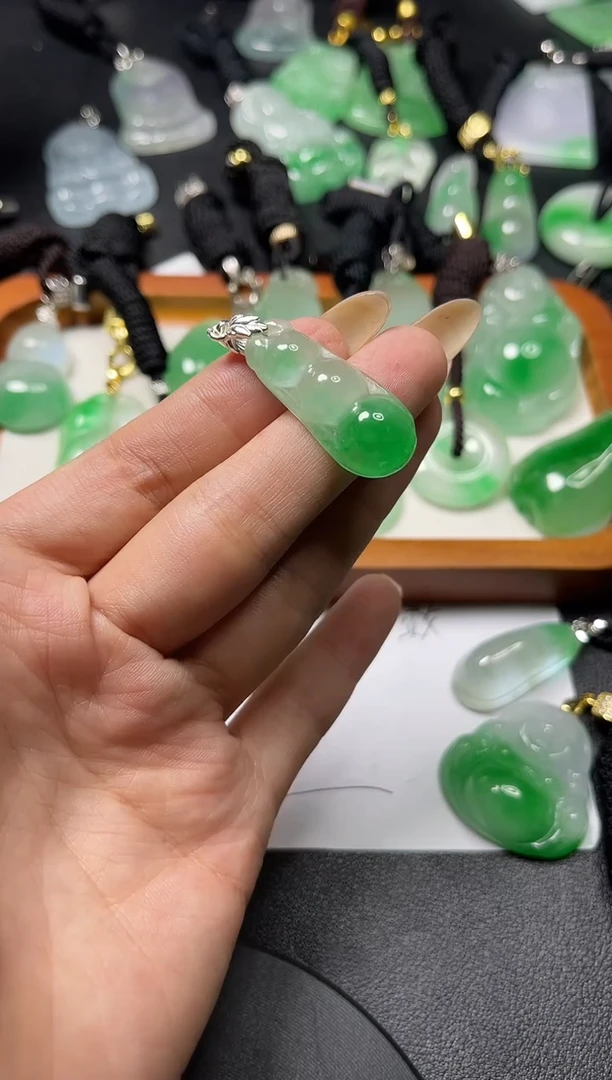 颈饰未镶嵌翡翠所见即所得 一图一物