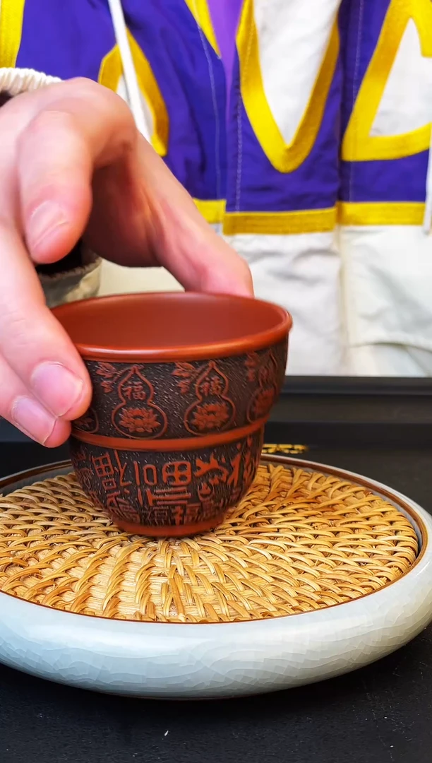 葫芦福禄杯  紫砂主人杯