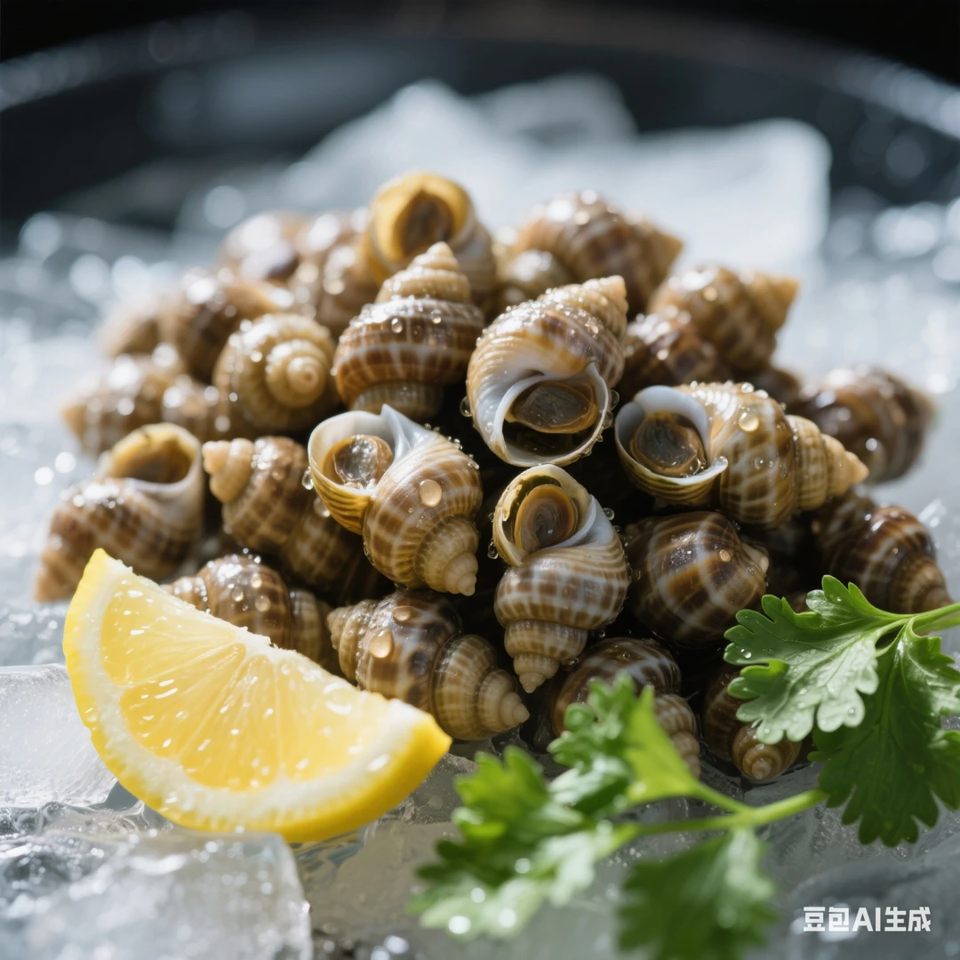 《鑫磊海鲜》冰鲜花螺1斤