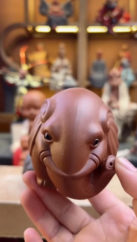 紫砂茶宠器闵茶宠摆件