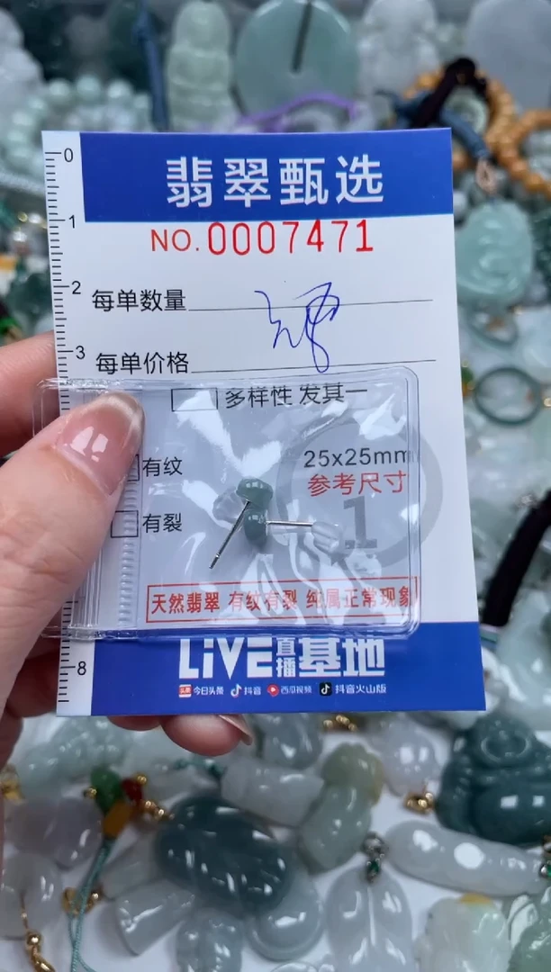 翡翠未镶嵌颈饰00..7471