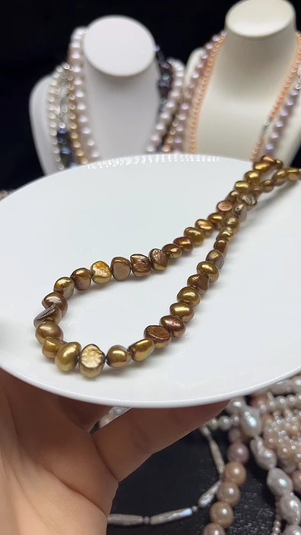 淡水珍珠未镶嵌颈饰多人