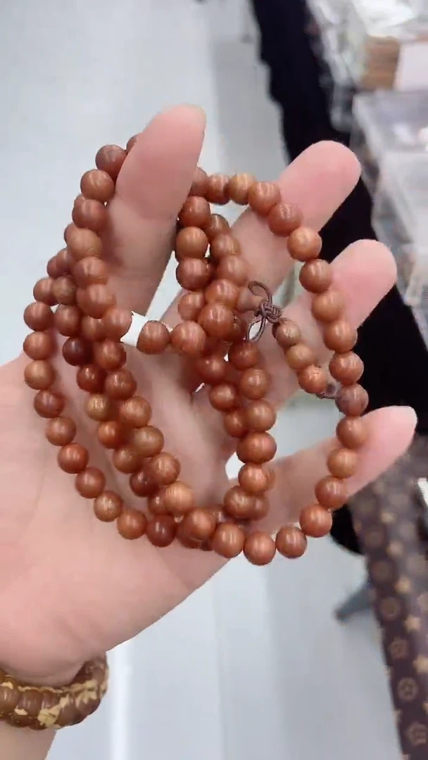 非洲檀香无事牌草花梨108