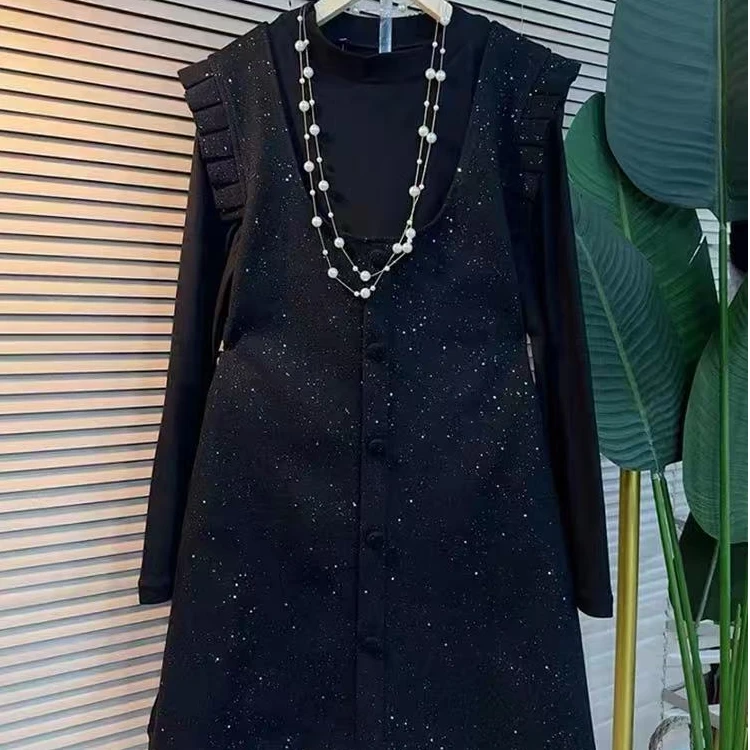 小雪推荐新款两件套裙