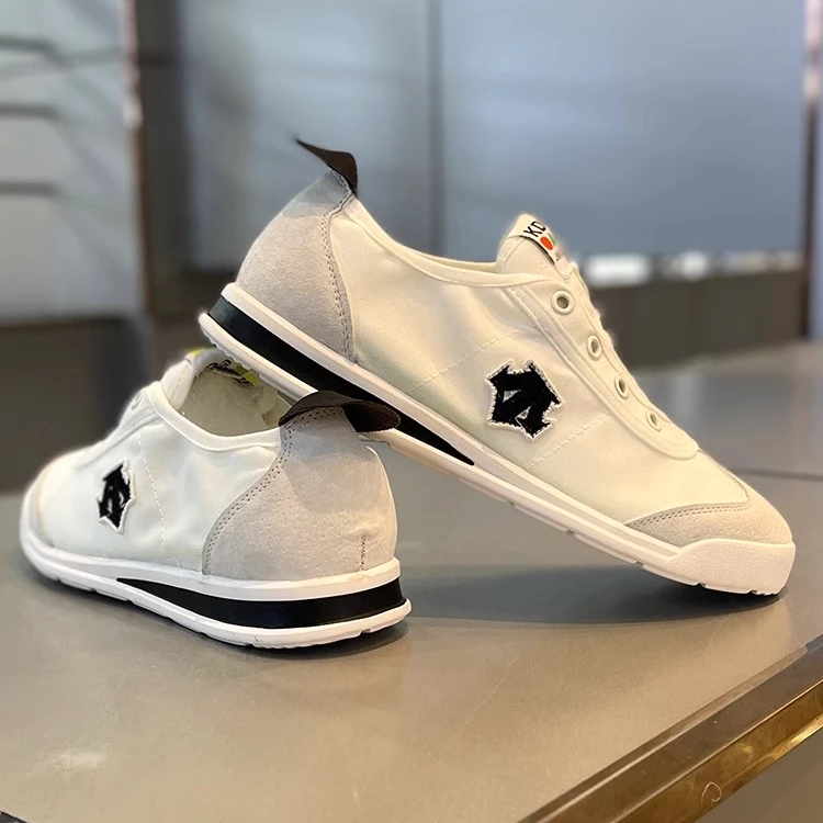 男鞋夏季新款时尚布面低帮轻便一脚蹬阿甘鞋潮流百搭运动休闲鞋