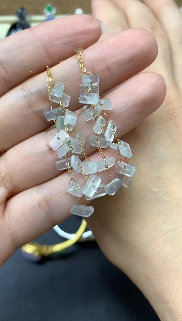 【闪购商品】翡翠耳饰18K金镶嵌360-中国好珍宝