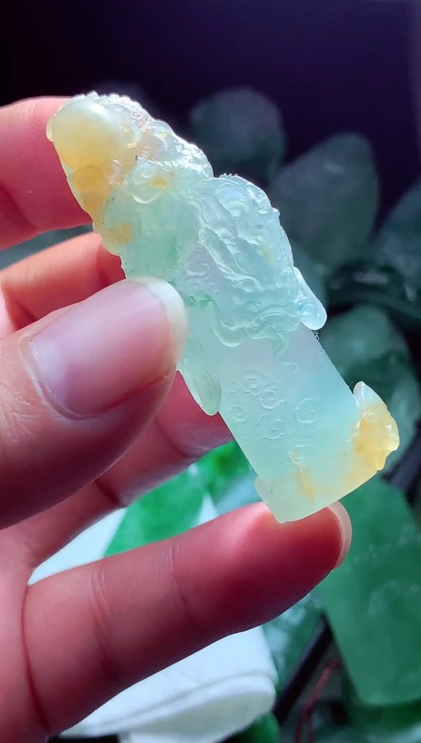 未镶嵌定制翡翠秀*#翡翠毛货定制
